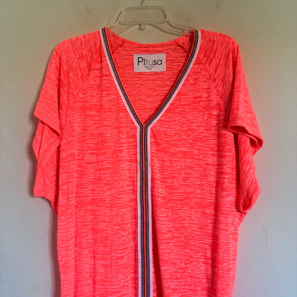 Women's Pitusa Petite Inca Abaya Orange Maxi Dress XS/S - Picture 11 of 14